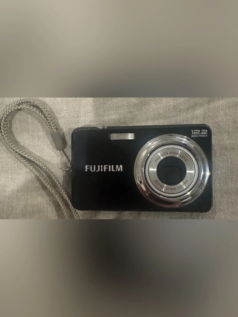 Fujifilm FinePix J38 12.2MP Vintage Black Digicam Digital Camera Retro Aesthetic